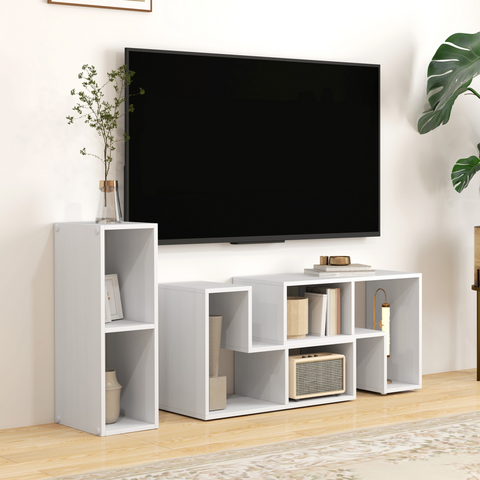 HOMCOM TV Unit for TVs up to 75 Inches, Free Combination TV Stand