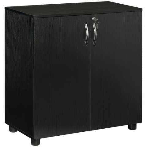 Vinsetto 2-Tier Locking Filing Cabinet Office Storage Cabinet