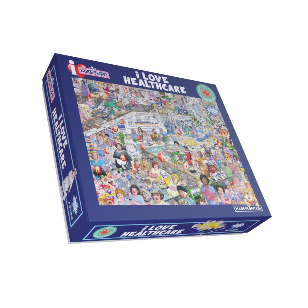 Mike Jupp 'I Love Healthcare 1000 Piece Jigsaw Puzzle