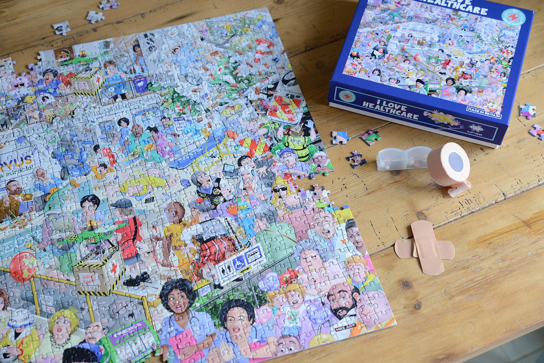 Mike Jupp 'I Love Healthcare 1000 Piece Jigsaw Puzzle