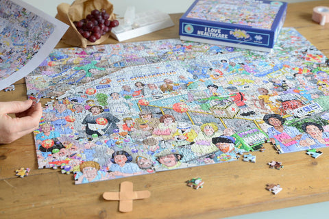 Mike Jupp 'I Love Healthcare 1000 Piece Jigsaw Puzzle