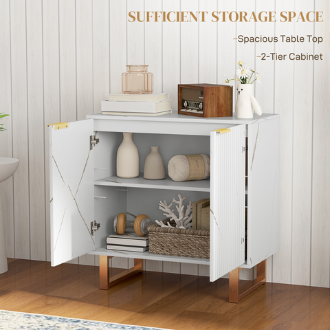 Elegant Black Storage Unit with Gold Accents - Stylish & Functional Furniture