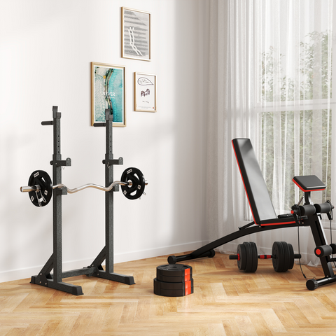 SPORTNOW Olympic Weight Plates Set for Home Gym, 2 x 5kg, 2 x 2.5kg