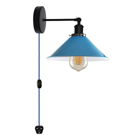 Cord plug in Wall light with Dimmer Switch ~2224