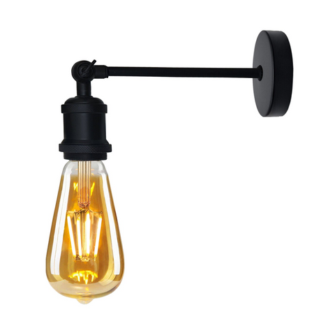 Industrial Wall Light E27 Vintage Metal Sconce with Adjustable Arm~5770
