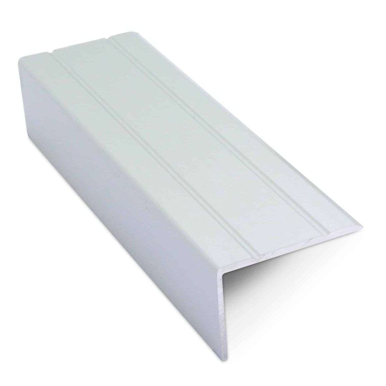 Aluminium 30mm x 20mm Stair Nosing Retro Fit Self Adhesive - NAS - Grooved