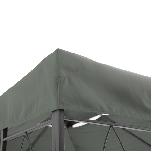 3x4m Gazebo Replacement Roof Canopy 2 Tier Top UV Cover Sun Awning Shelters