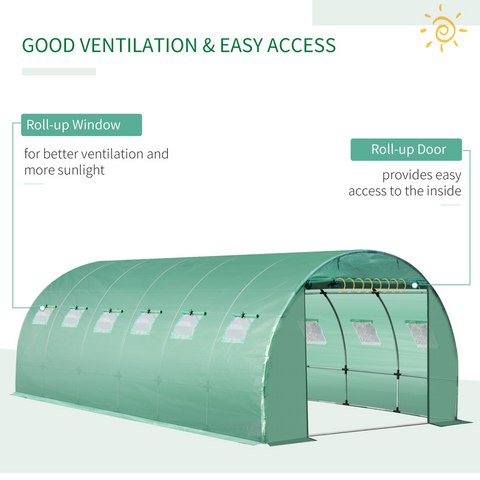 Greenhouse Replacement Cover Winter Garden PE Cover Walk-in Greenhouse