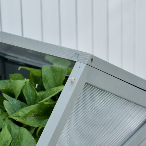 Garden Polycarbonate Cold Frame Greenhouse Grow House Flower Vegetable Plants