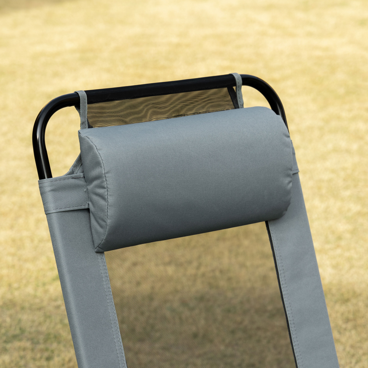 2 Portable Folding Recliner Outdoor Patio Chaise Lounge Chair with Backrest