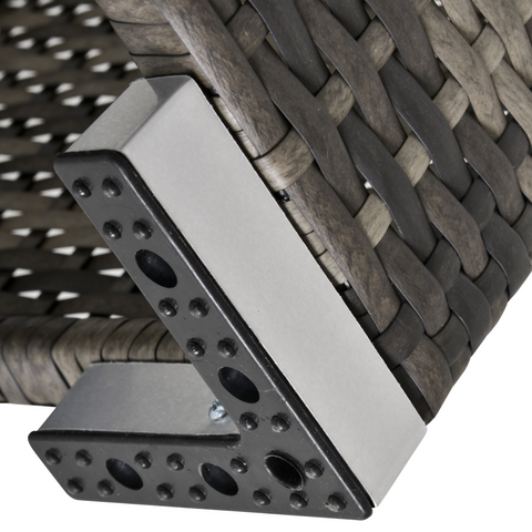 Rattan Wicker Patio Coffee Table Ready to Use Outdoor Furniture
