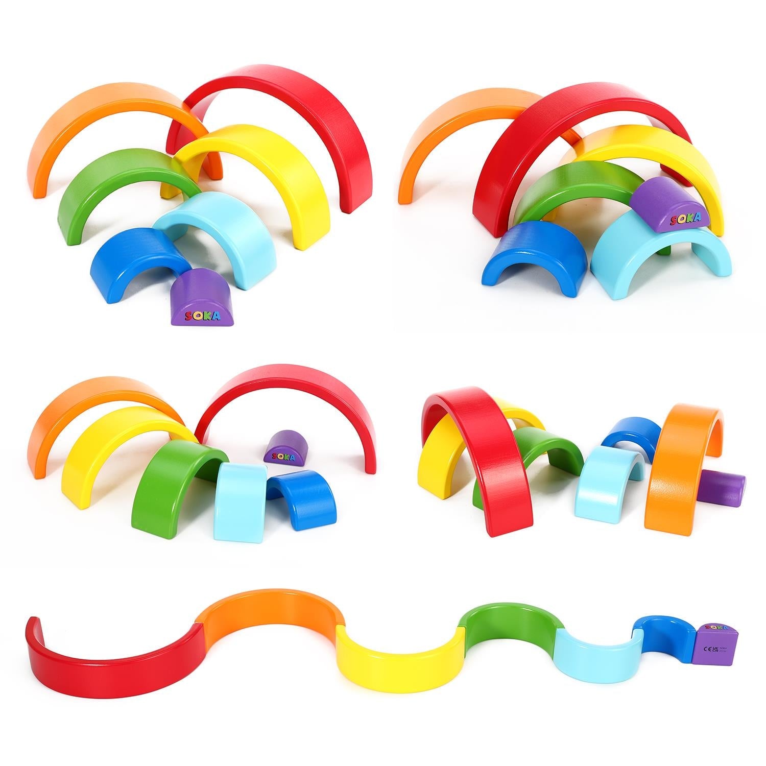 SOKA Rainbow Stacker 7pcs 0000277