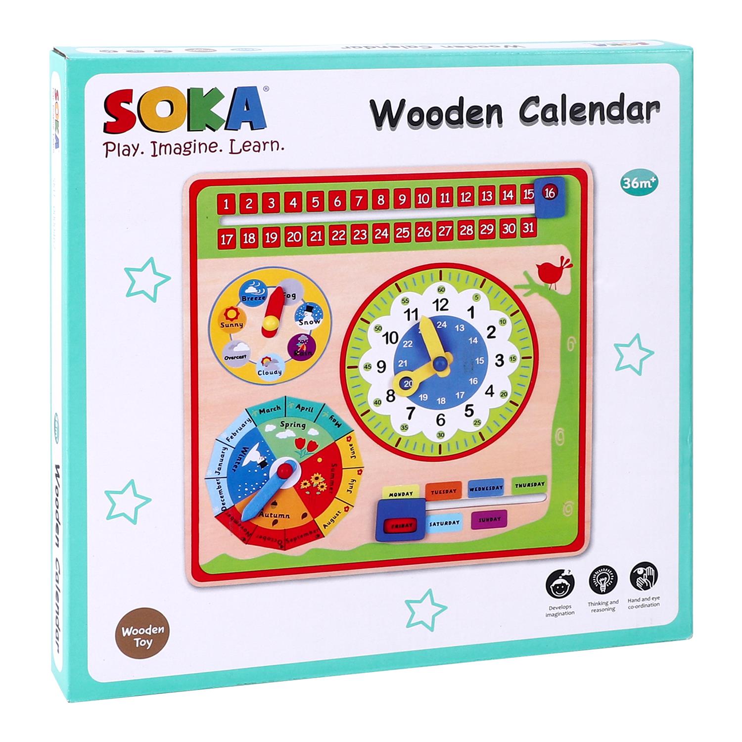 SOKA Wooden Calendar 0000467