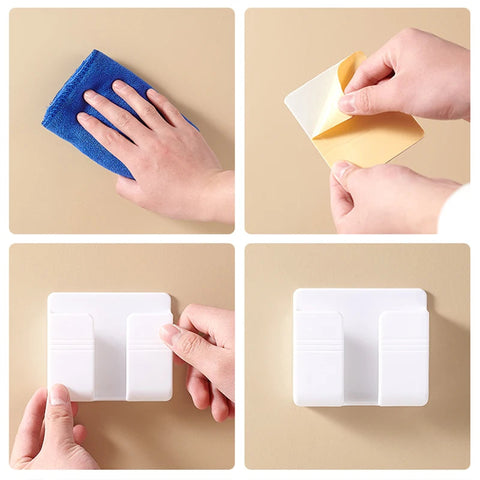 Multifunctional Wall Mounted Storage Box for Remote Control & Phones