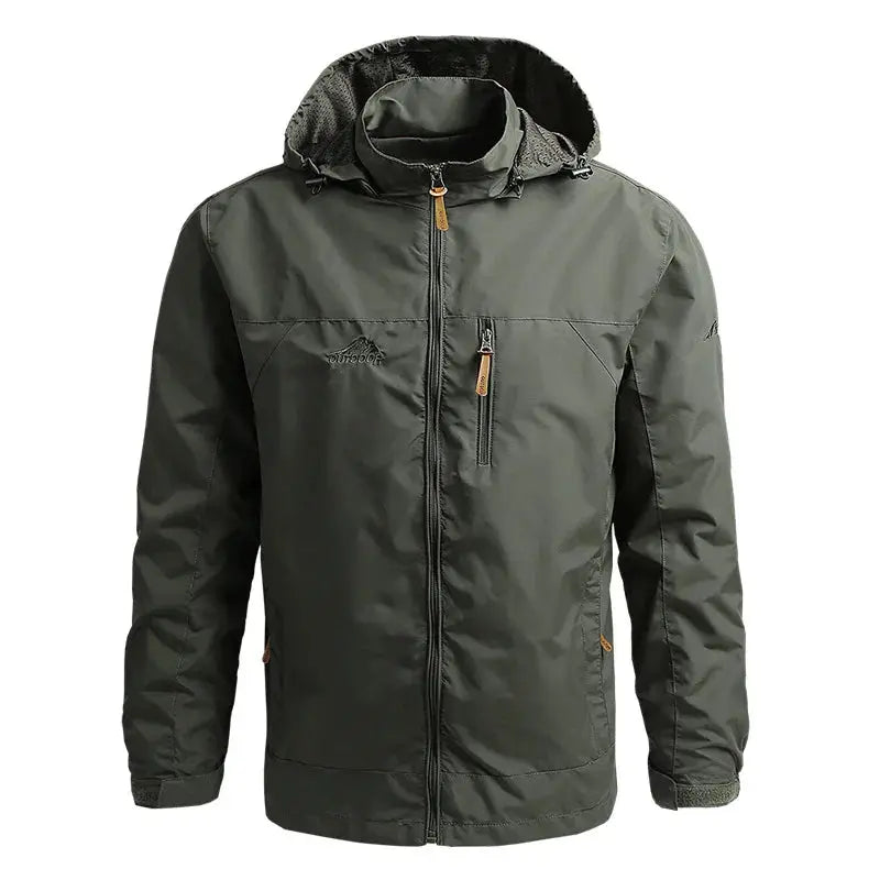 Waterproof Tactical Windbreaker Jacket – Lightweight Hooded Outdoor Gear (S-5XL)