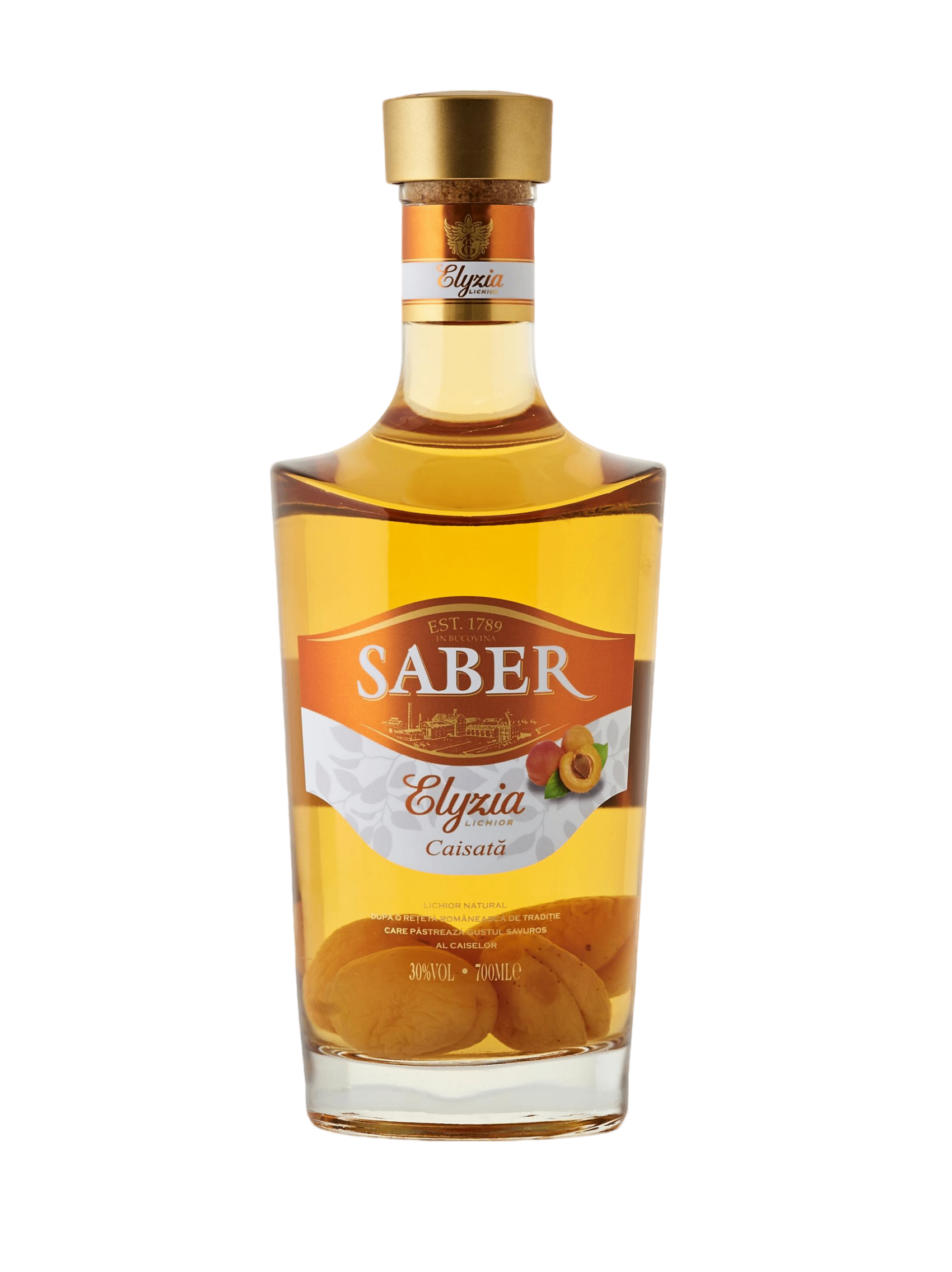 Saber Elyzia Apricot (Caisata) Premium Liqueur 700ml