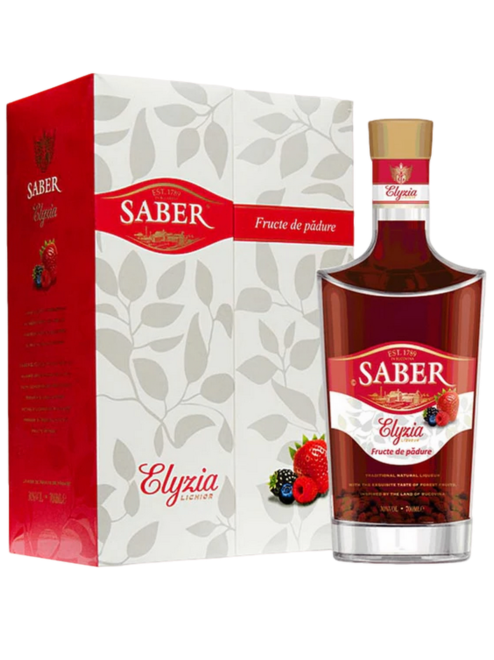 Saber Elyzia Forest Fruits Premium Liqueur in a gift box 700ml