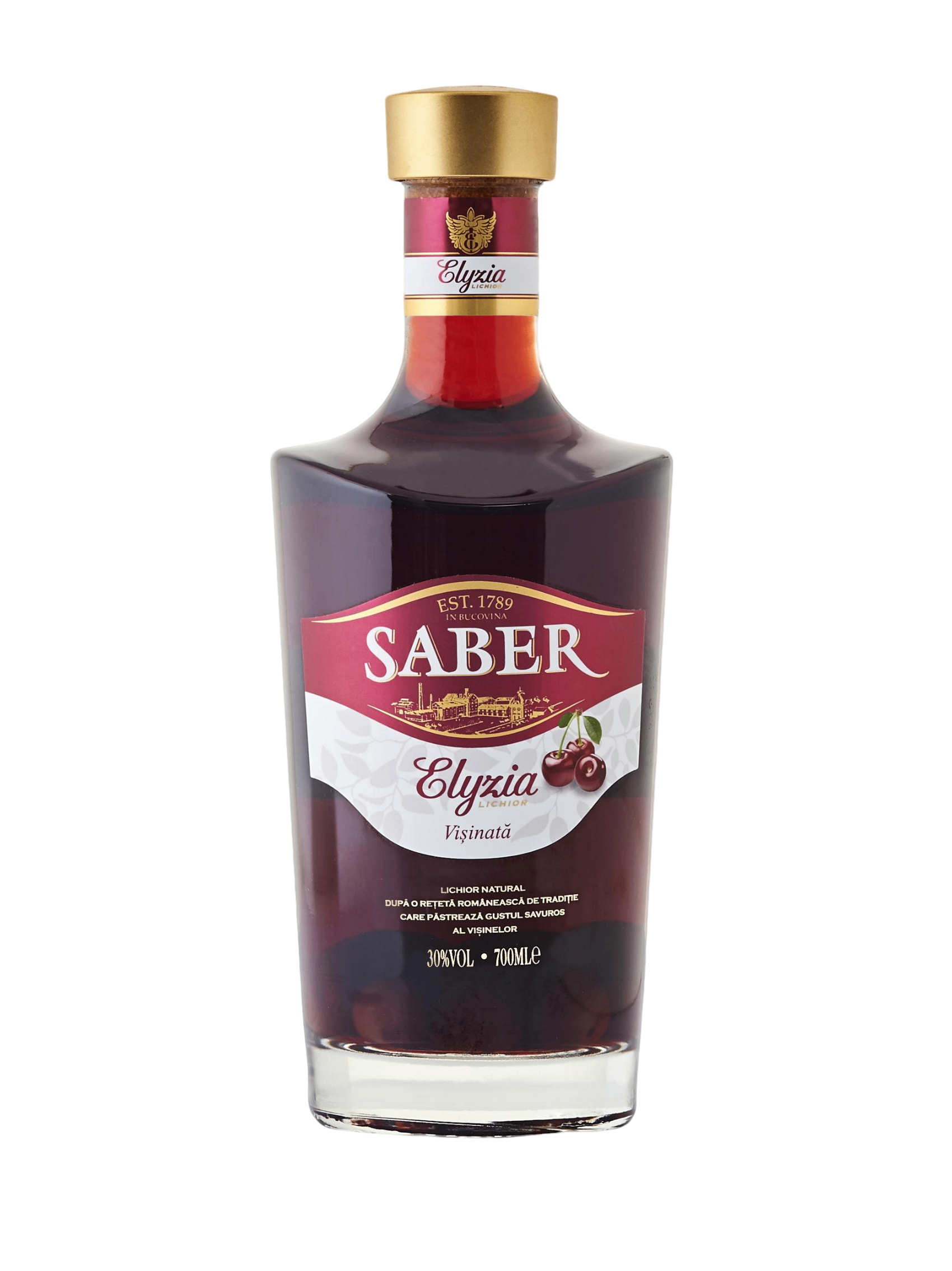 Saber Elyzia Sour Cherry (Visinata) Premium Liqueur 700ml