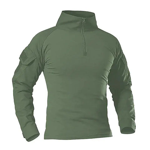 Men's Camouflage Tactical Long Sleeve Soldiers Army Combat T Shirt