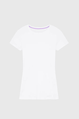 Short Sleeve Crew Neck Cotton Modal Blend T-shirt