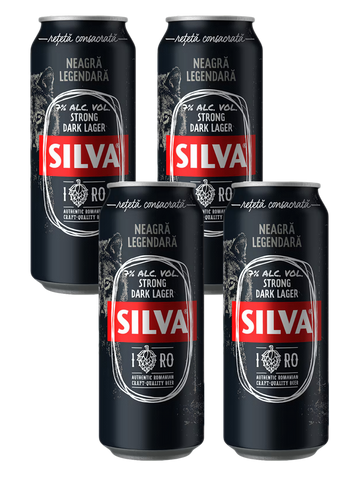 Silva Strong Dark Premium Lager 4x500ml