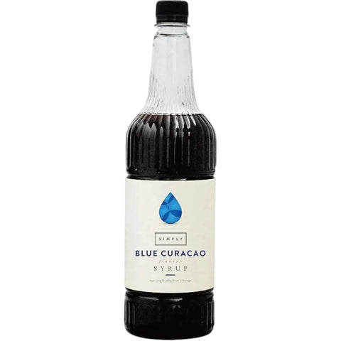 Simply blue curacao syrup