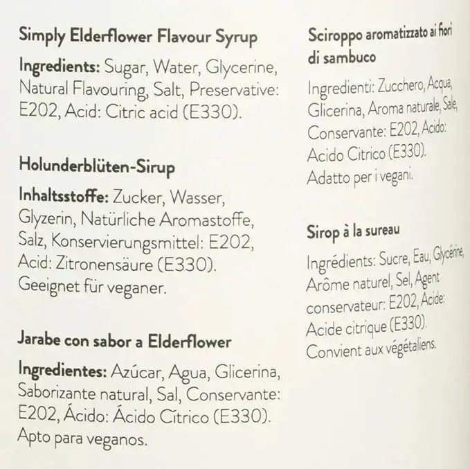 Simply Elderflower Syrup