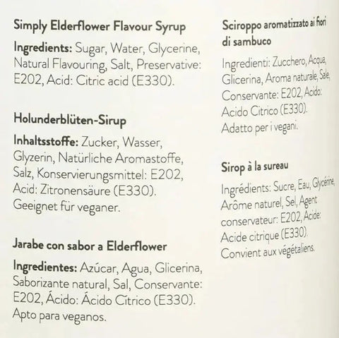 Simply Elderflower Syrup