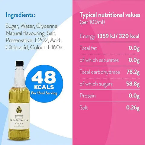Simply French Vanilla Syrup
