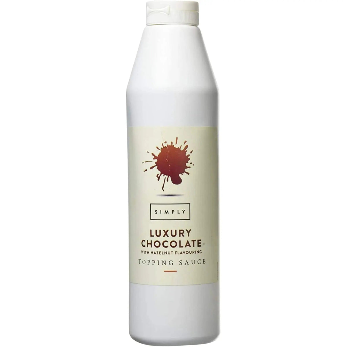 Simply Luxury Chocolate Topping Sauce with Hazelnut Flavouring