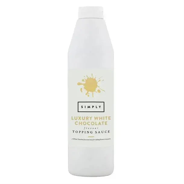 Simply Luxury White Chocolate Topping Sauce