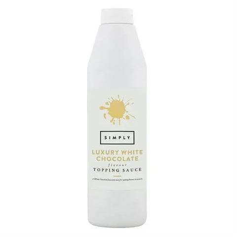 Simply Luxury White Chocolate Topping Sauce