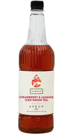 Simply Strawberry and Jasmine Iced Green Tea Syrup