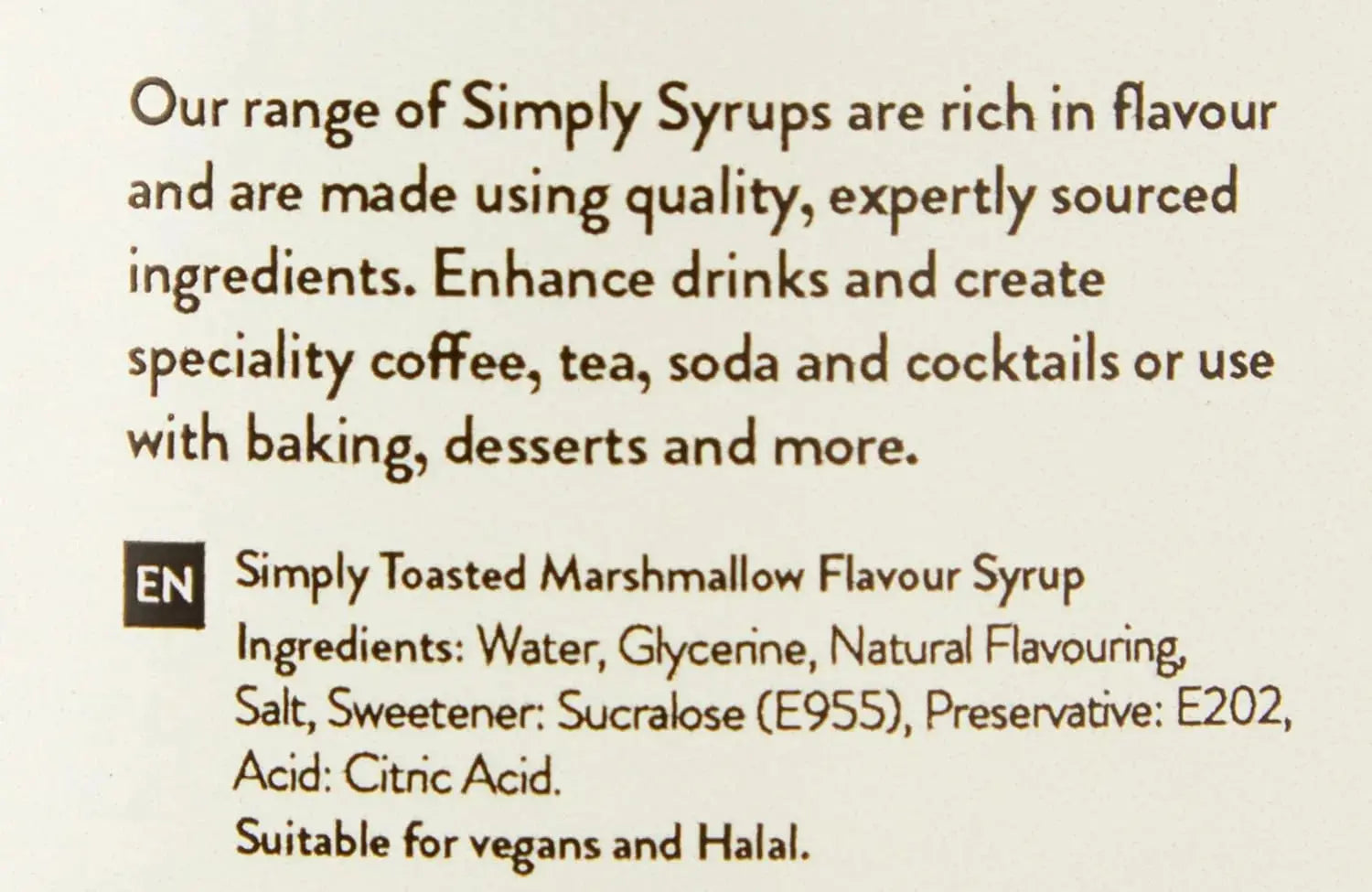 Simply Sugar Free Toasted Marshmallow Syrup