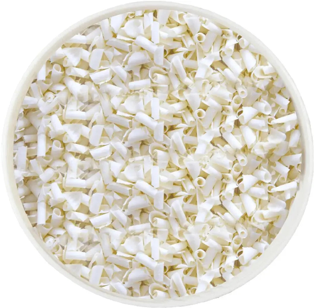 Simply White Chocolate Curls