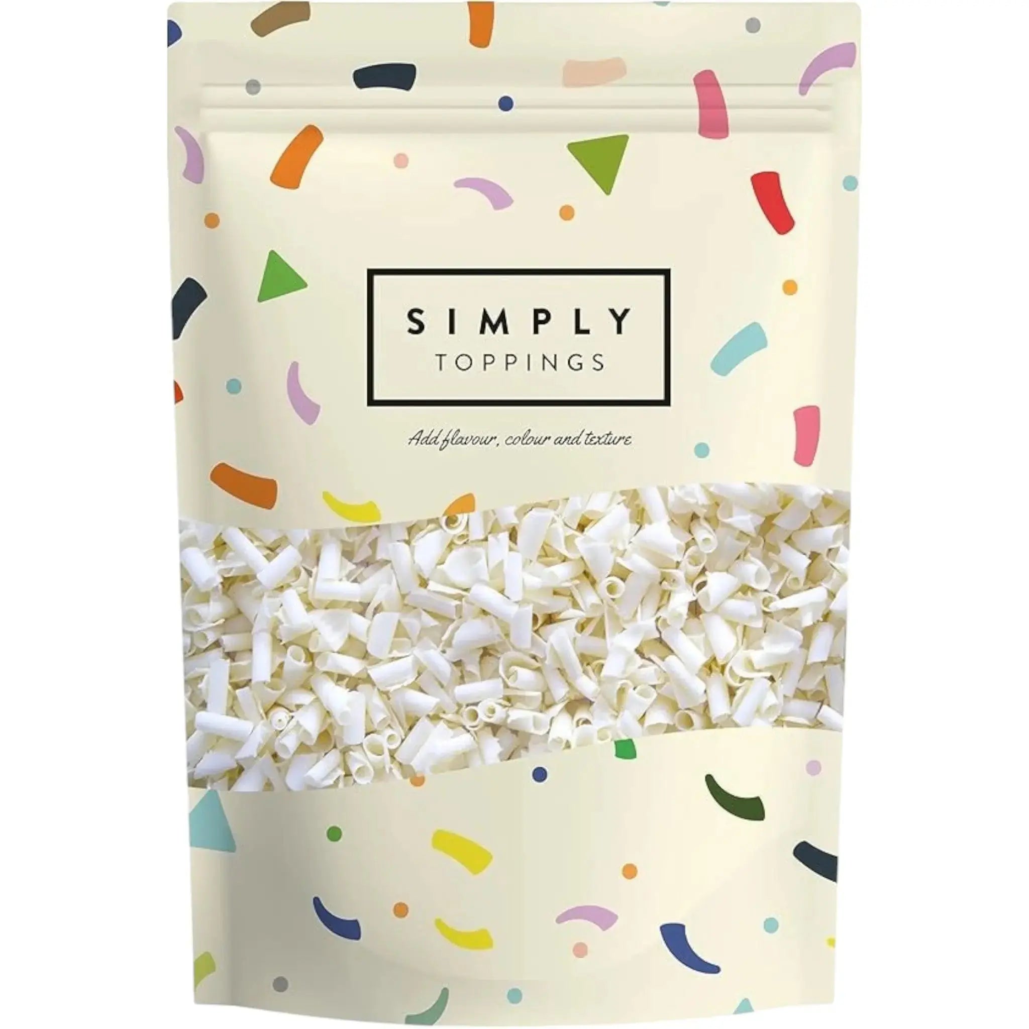 Simply White Chocolate Curls