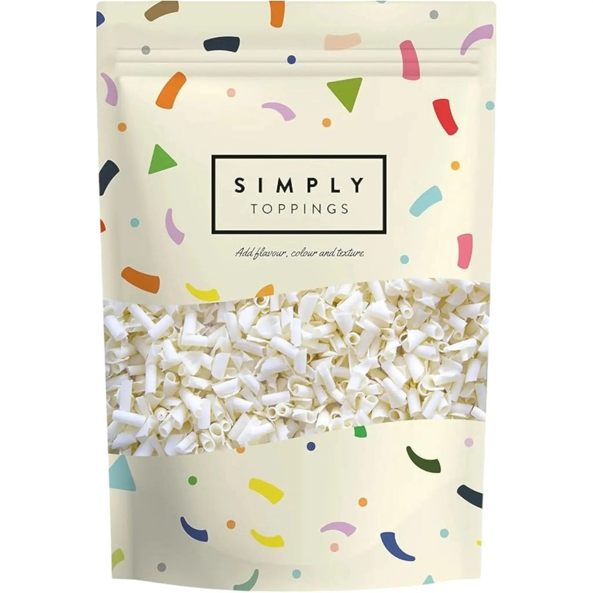 Simply White Chocolate Curls