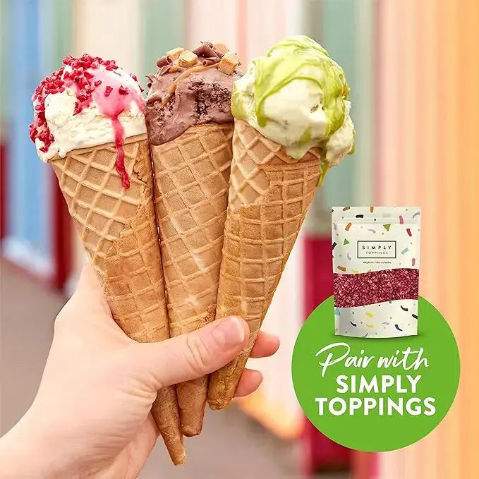 Simply White Chocolate with Hazelnut Topping Sauce