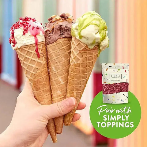 Simply White Chocolate with Hazelnut Topping Sauce