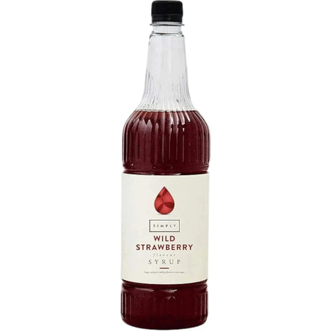 Simply wild strawberry syrup
