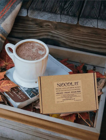 Siocolat Organic Vegan Sugar Free Low Calorie Chocolate Drink Hot or Cold