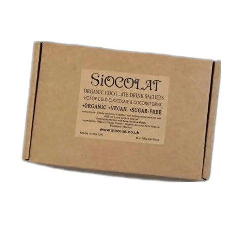 Siocolat Organic Vegan Sugar Free Low Calorie Chocolate Drink Hot or Cold