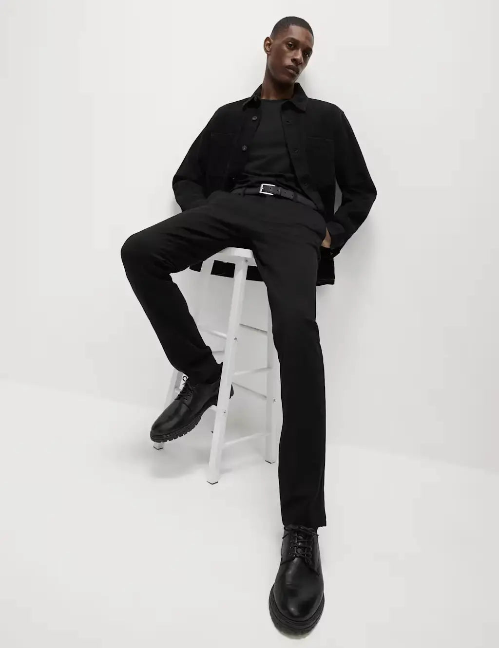 Slim Fit Stretch Ponte Chinos