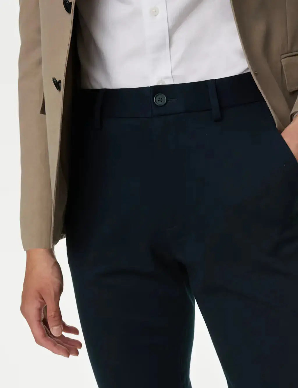 Slim Fit Stretch Ponte Chinos
