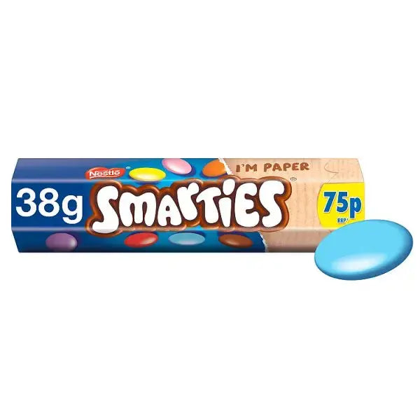 Smarties Milk Chocolate Tube 38g PMP 75p (Case of 24)