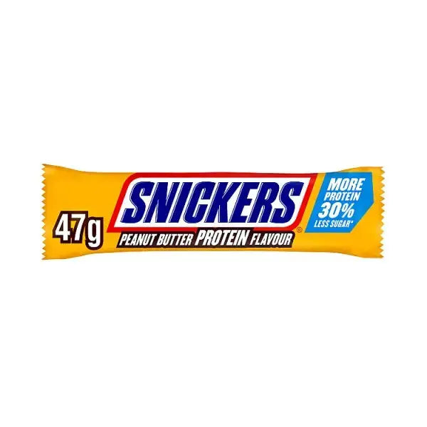 Snickers Protein Peanut Butter Chocolate Bar 47g (Case of 18)