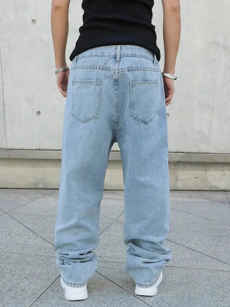 Men's Baggy Oversized Jeans – Y2K Wide-Leg Streetwear Denim