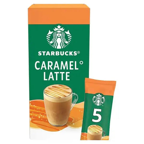 Starbucks Caramel Latte Instant Coffee Sachets 5 x 23g (Case of 6)