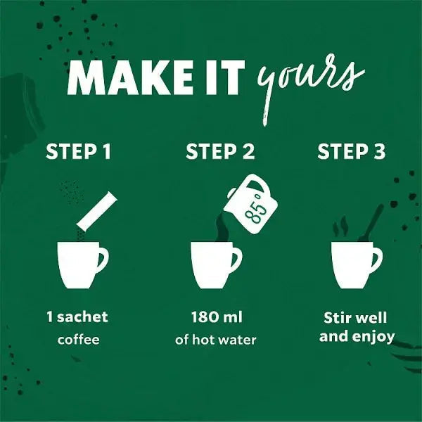 Starbucks Caramel Latte Instant Coffee Sachets 5 x 23g (Case of 6)