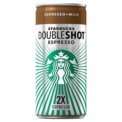 Starbucks Doubleshot Espresso Iced Coffee 200ml (Case of 12)